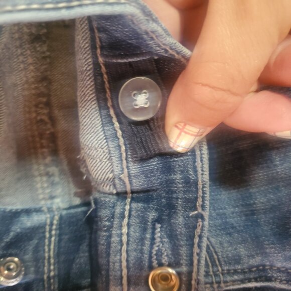 Blue Spice Girls distressed jeans - Picture 2 of 4